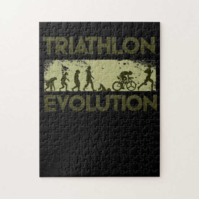 Puzzle Evolución de triatlón (Vertical)