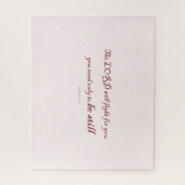 Puzzle Éxodo 14:14, el SEÑOR peleará por Ti,