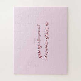 Puzzle Éxodo 14:14, el SEÑOR peleará por Ti,