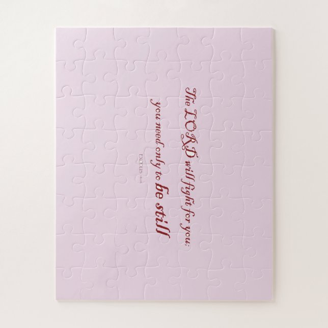 Puzzle Éxodo 14:14, el SEÑOR peleará por Ti, (Vertical)