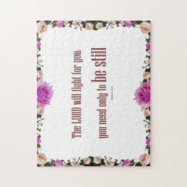 Puzzle Éxodo 14, 'El SEÑOR combatirá' 252 pcs rompecabeza (Vertical)