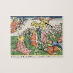Puzzle Éxodo 32 15-23 Moses que rompe las tabletas de