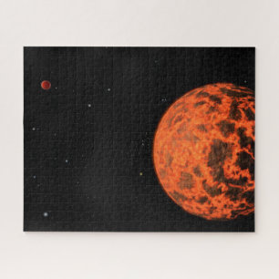 Puzzle Exoplanet Ucf-1.01 Orbitando Una Estrella Llamada