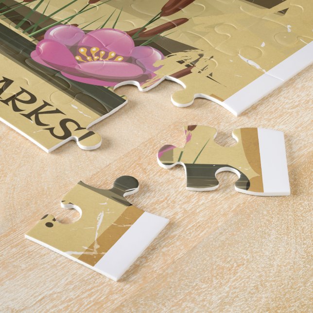 Puzzle ¡Explora el póster vintage de Wildness! (Lado)