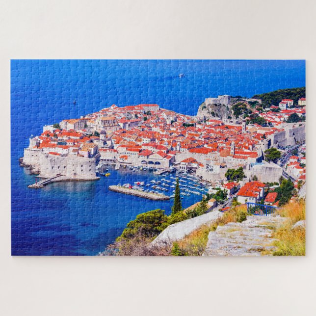 Puzzle Explora la belleza histórica de Dubrovnik (Horizontal)