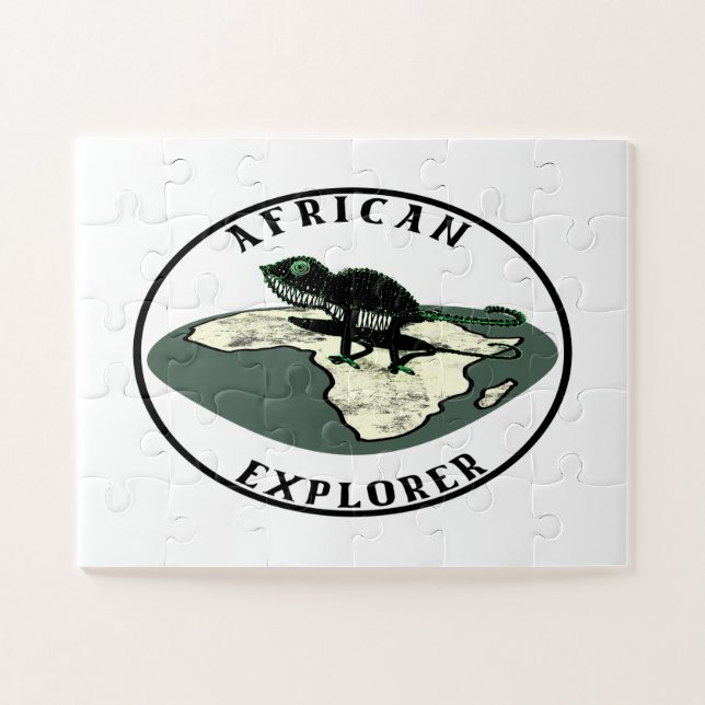 Puzzle Explorador africano (Horizontal)