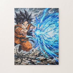Puzzle Explosión de Energía Guerrero Anime