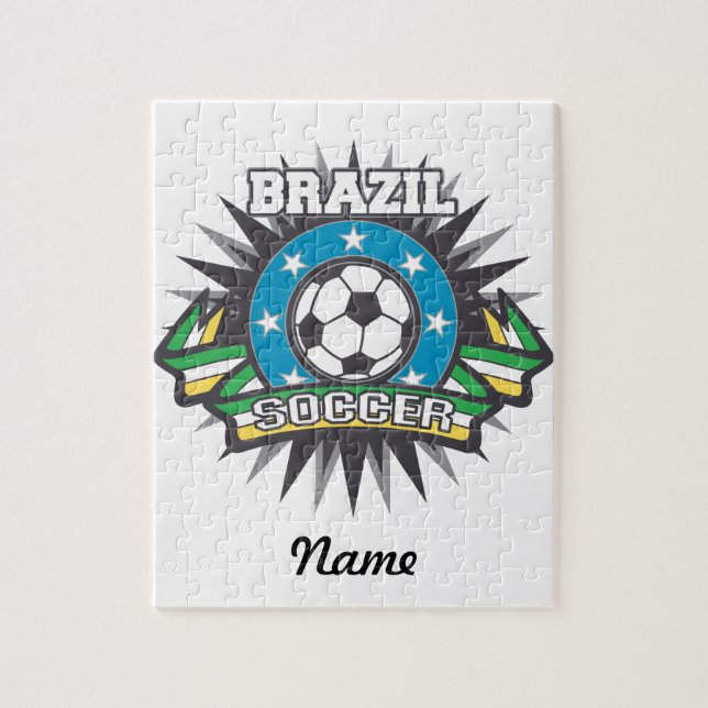 Puzzle Explosión del fútbol del Brasil (Vertical)
