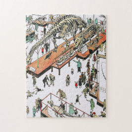 Puzzle Exposición de Dinosaurios Museo de Historia Natura