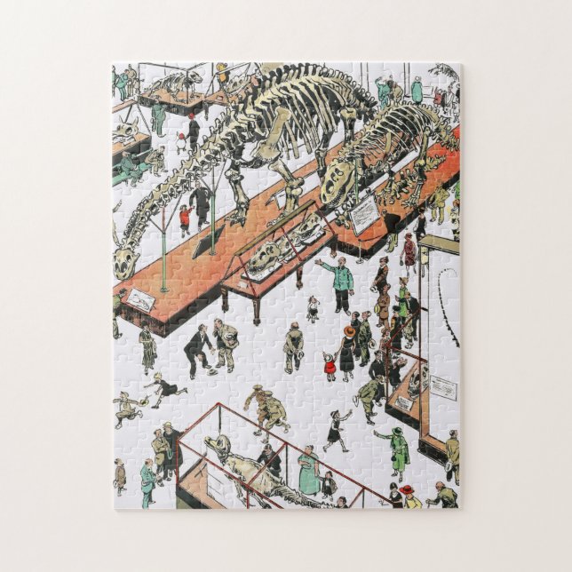 Puzzle Exposición de Dinosaurios Museo de Historia Natura (Vertical)