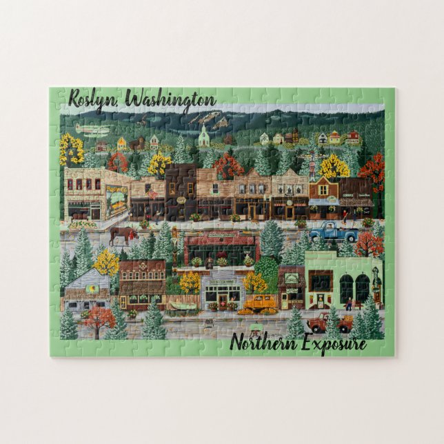 Puzzle "Exposición del Norte" ~ Roslyn, Washington (Horizontal)