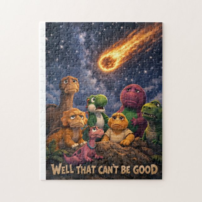 Puzzle Extinción de los dinosaurios (Vertical)