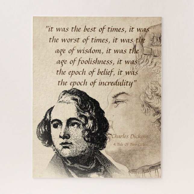 Puzzle Extracto De Una Historia De Dos Ciudades (Vertical)