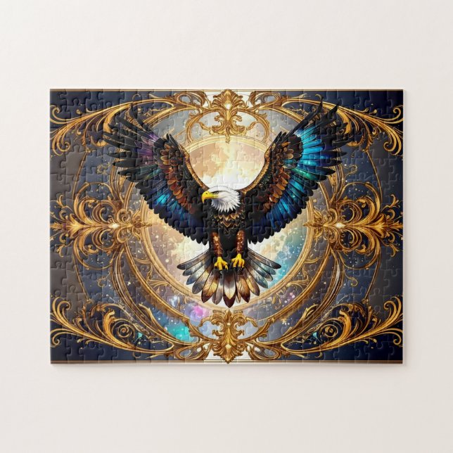 Puzzle Extraordinary USA American Eagle  (Horizontal)
