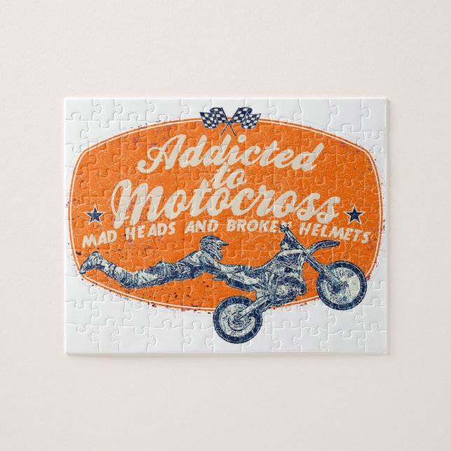 Puzzle Extremo de la bici de la suciedad (Horizontal)