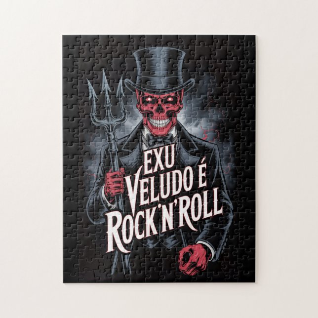 Puzzle Exu Veludo é Rock'N'Roll #1 (Vertical)