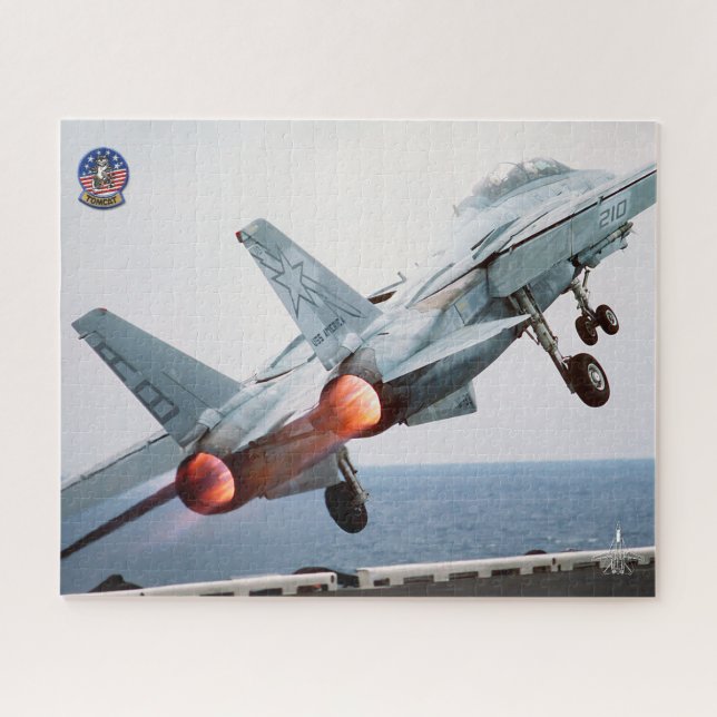 Puzzle F-14 TOMCAT "AFTERBURNER" (16x20 pulgadas) (Horizontal)