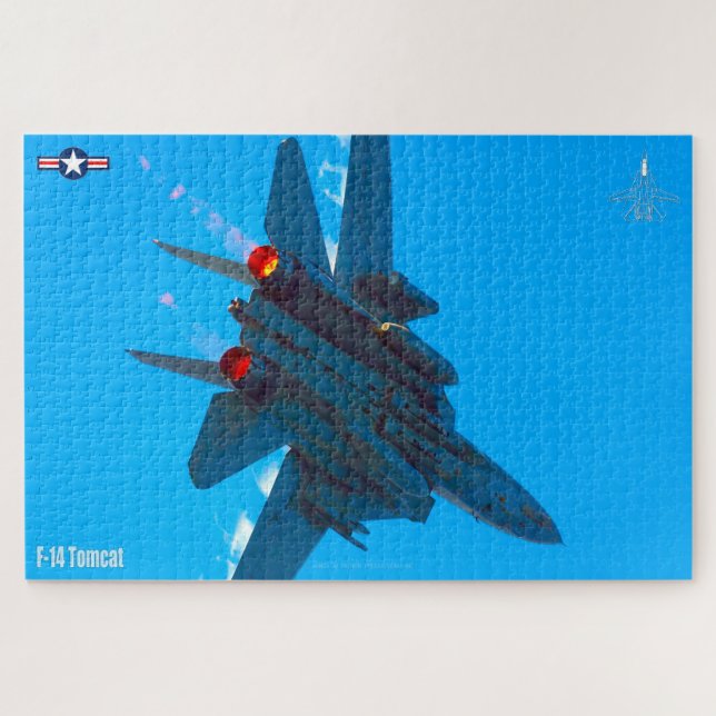 Puzzle F-14 TOMCAT "AFTERBURNER" (20x30 pulgadas) (Horizontal)