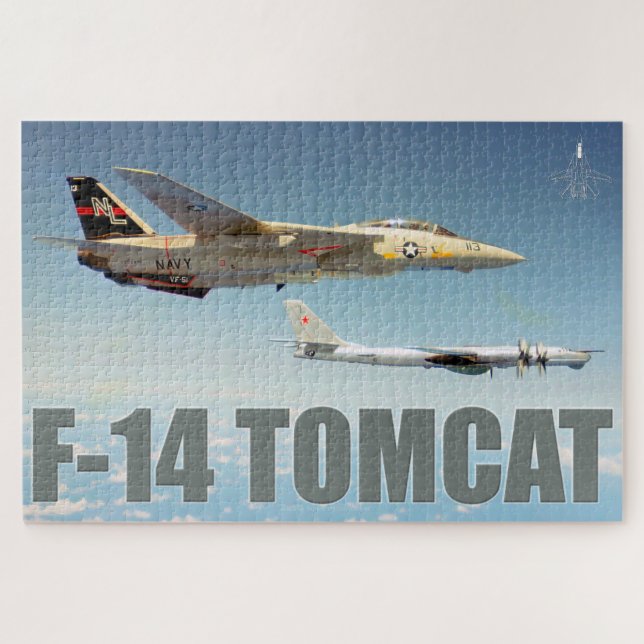 Puzzle F-14 TOMCAT "BEAR" (20x30 pulgadas) (Horizontal)