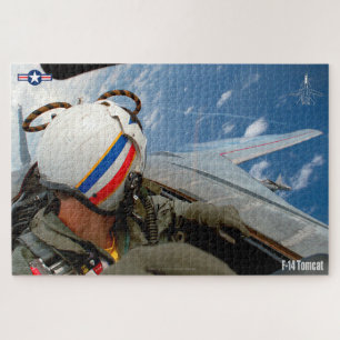 Puzzle F-14 TOMCAT "CHECK SIX" (20x30 pulgadas)
