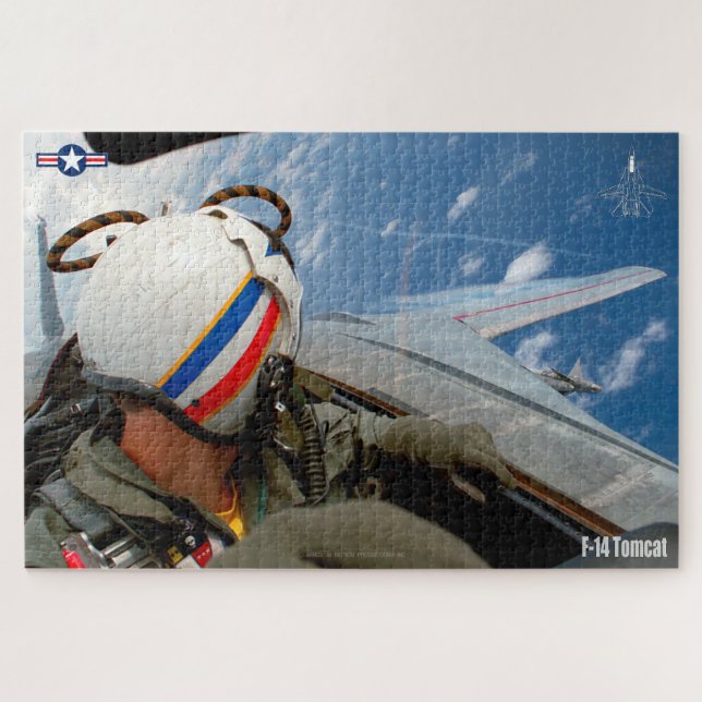 Puzzle F-14 TOMCAT "CHECK SIX" (20x30 pulgadas) (Horizontal)