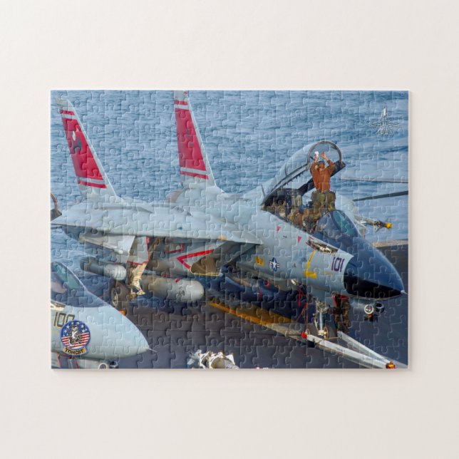 Puzzle F-14 TOMCAT "FLIGHTDECK" (11x14 pulgadas) (Horizontal)