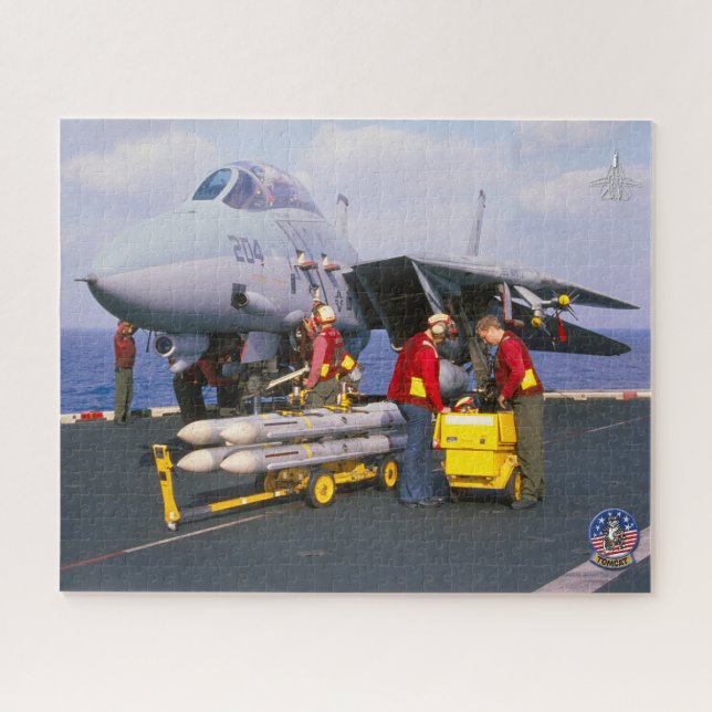 Puzzle F-14 TOMCAT "FLIGHTDECK" (16x20 pulgadas) (Horizontal)