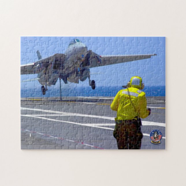 Puzzle F-14 TOMCAT "HOOK DOWN" (11x14 pulgadas) (Horizontal)