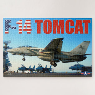 Puzzle F-14 TOMCAT "HOOK DOWN" (20x30 pulgadas)