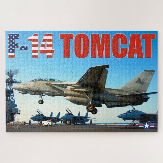 Puzzle F-14 TOMCAT "HOOK DOWN" (20x30 pulgadas) (Horizontal)