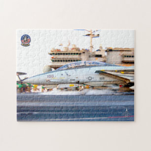 Puzzle F-14 TOMCAT "LANZAMIENTO" (11x14 pulgadas)