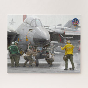 Puzzle F-14 TOMCAT "LANZAMIENTO" (16x20 pulgadas)