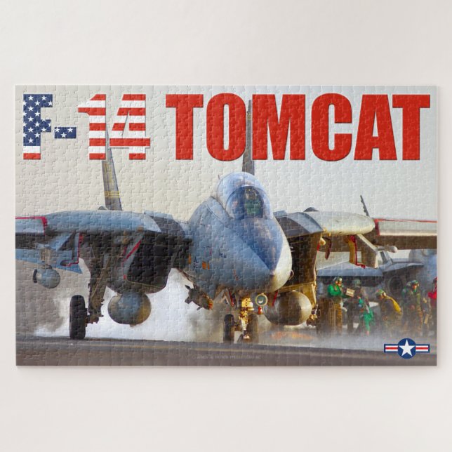Puzzle F-14 TOMCAT "LANZAMIENTO" (20x30 pulgadas) (Horizontal)
