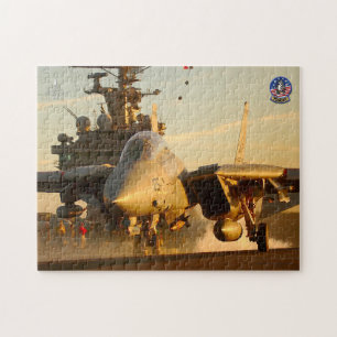 Puzzle F-14 TOMCAT "LANZAMIENTO DEL SOL" (11x14 pulgadas)