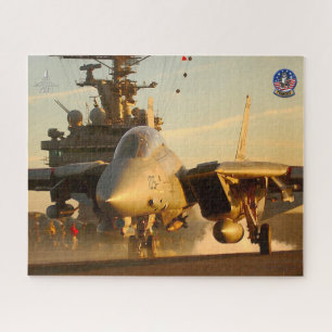 Puzzle F-14 TOMCAT "LANZAMIENTO DEL SOL" (16x20 pulgadas)