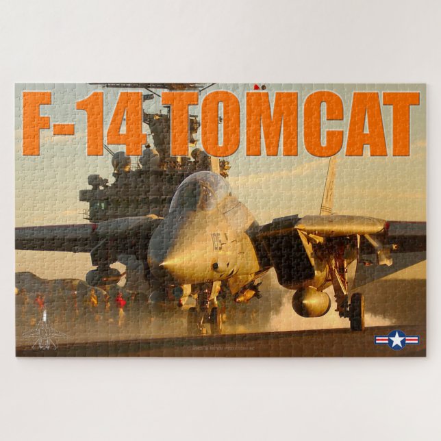 Puzzle F-14 TOMCAT "LANZAMIENTO DEL SOL" (20x30 pulgadas) (Horizontal)