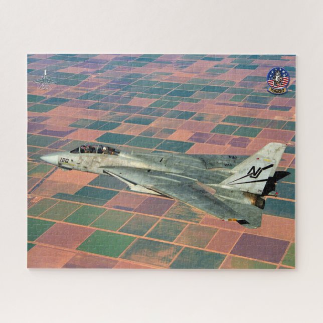 Puzzle F-14 TOMCAT "ON PATROL" (16x20 pulgadas) (Horizontal)