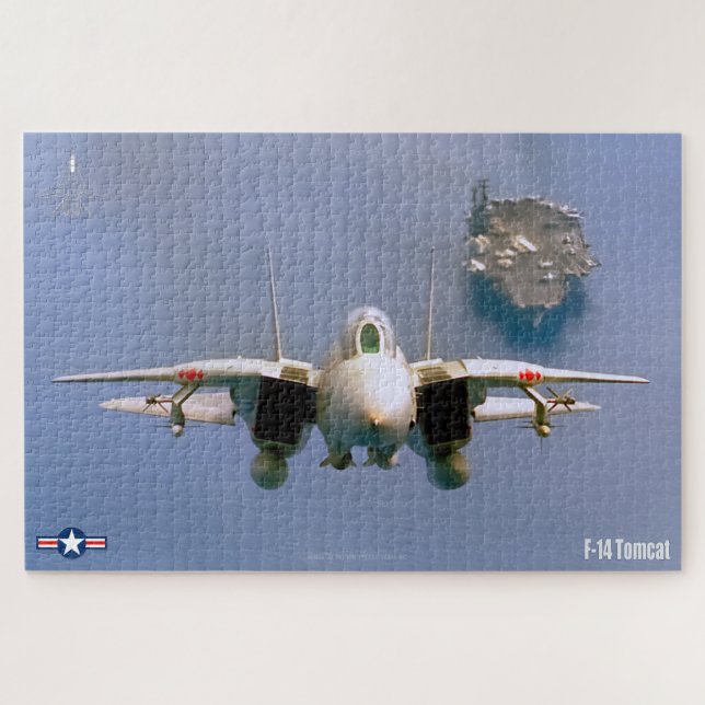 Puzzle F-14 TOMCAT "ON PATROL" (20x30 pulgadas) (Horizontal)