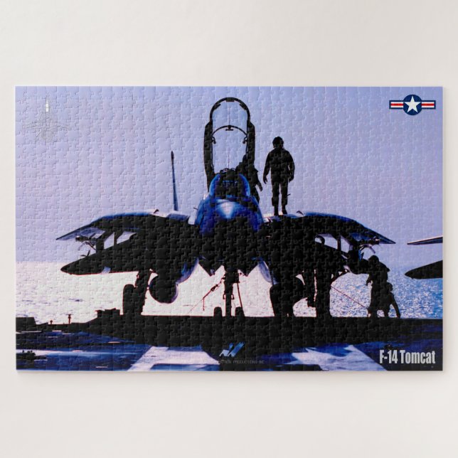 Puzzle F-14 TOMCAT "PREFLIGHT" (20x30 pulgadas) (Horizontal)