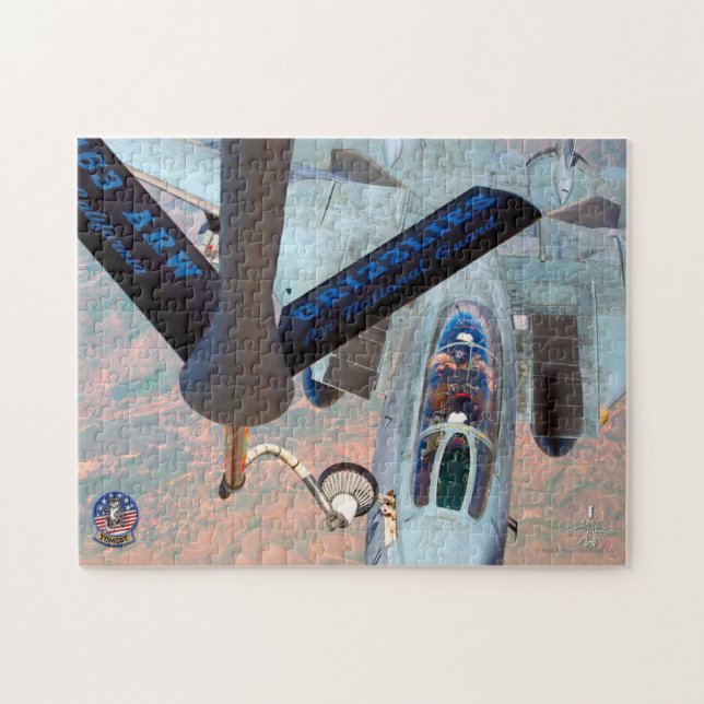 Puzzle F-14 TOMCAT "REFUELING" (11x14 pulgadas) (Horizontal)