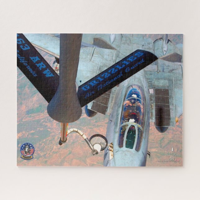 Puzzle F-14 TOMCAT "REFUELING" (16x20 pulgadas) (Horizontal)