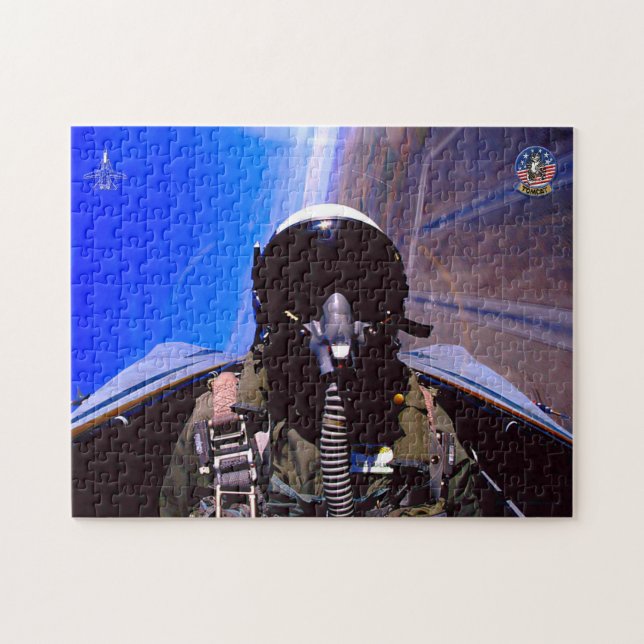Puzzle F-14 TOMCAT “RUPTURA” (11x14 pulgadas) (Horizontal)
