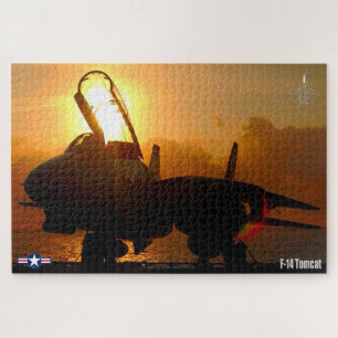 Puzzle F-14 TOMCAT "SUNSET" (20x30 pulgadas)