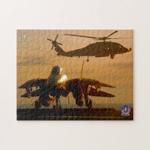 Puzzle F-14 TOMCAT "SUNSET OPS" (11x14 pulgadas)