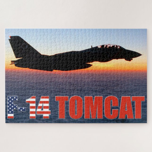 Puzzle F-14 TOMCAT "SUNSET PATROL" (20x30 pulgadas) (Horizontal)