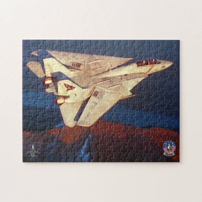 Puzzle F-14 TOMCAT "SWING WING" (11x14 pulgadas) (Horizontal)