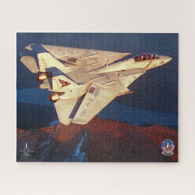 Puzzle F-14 TOMCAT "SWING WING" (16x20 pulgadas) (Horizontal)