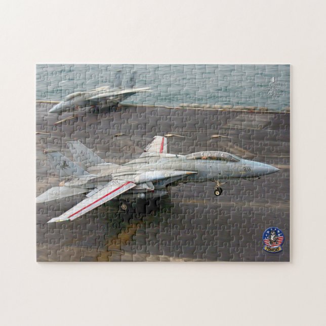 Puzzle F-14 TOMCAT "TRAP" (11x14 pulgadas) (Horizontal)