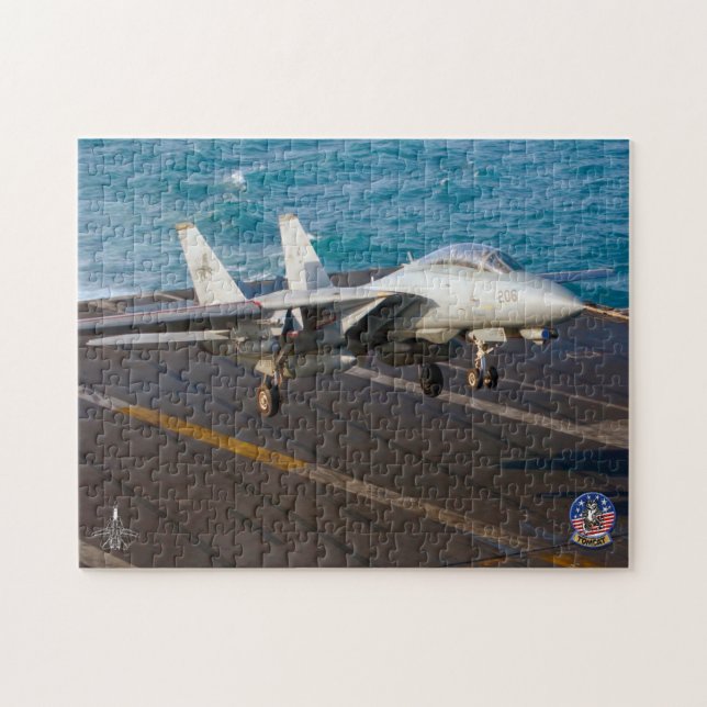 Puzzle F-14 TOMCAT "TRAP" (11x14 pulgadas) (Horizontal)