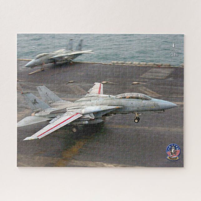 Puzzle F-14 TOMCAT "TRAP" (16x20 pulgadas) (Horizontal)